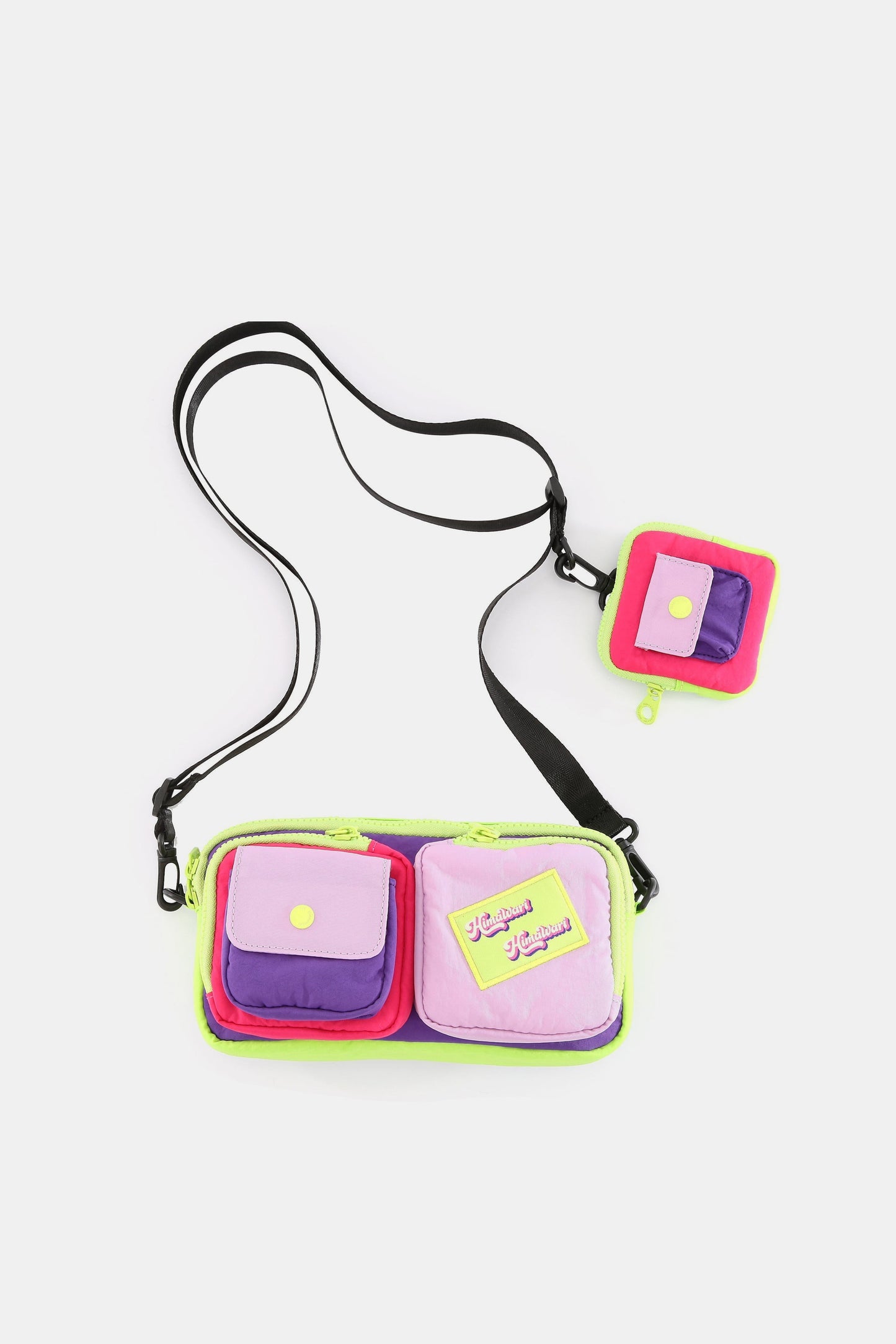 Himawari Removable Strap Nylon Crossbody Bag with EarPods Bag free shipping -Oh Em Gee Boutique