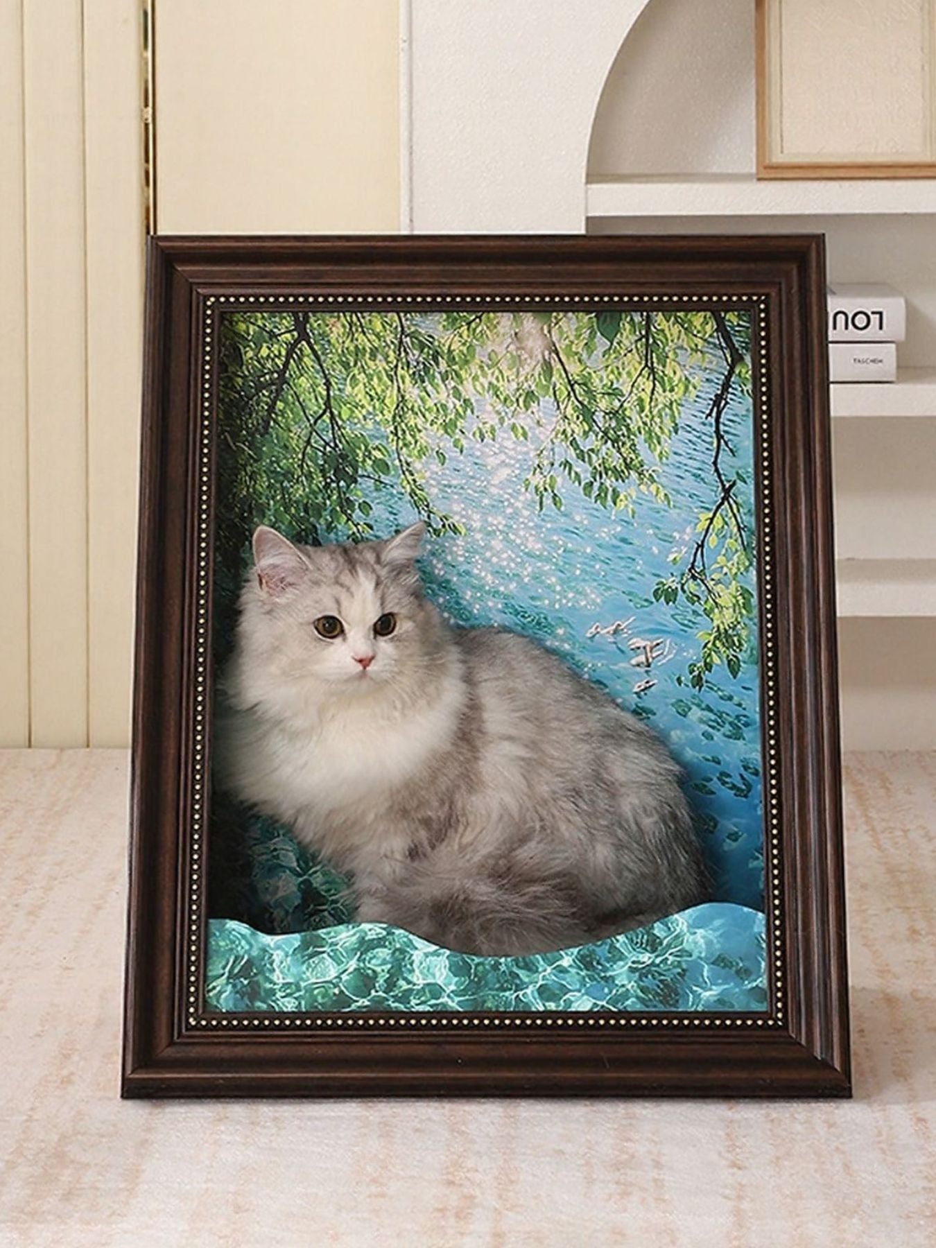 Artistic Framed Cat House free shipping -Oh Em Gee Boutique