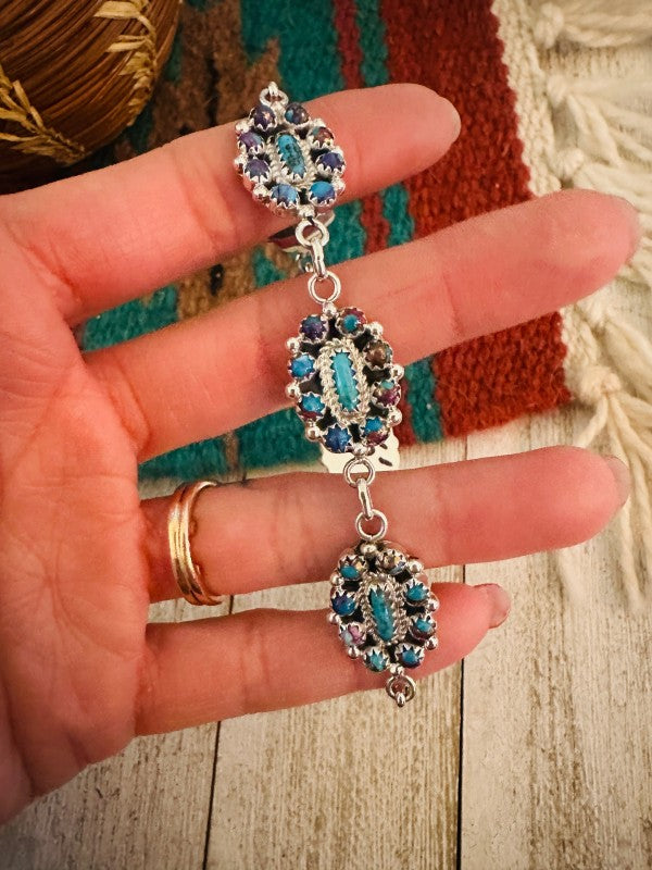 Navajo Pink Dream Mojave & Sterling Silver Link Bracelet free shipping -Oh Em Gee Boutique