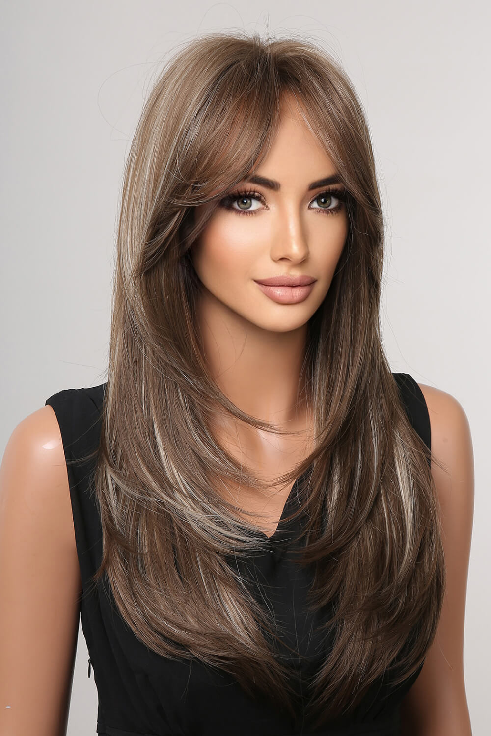 13*1" Full-Machine Wigs Synthetic Long Straight 22" free shipping -Oh Em Gee Boutique