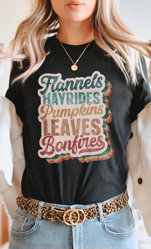 Plus Size Vintage Fall Favorites Graphic Tee free shipping -Oh Em Gee Boutique