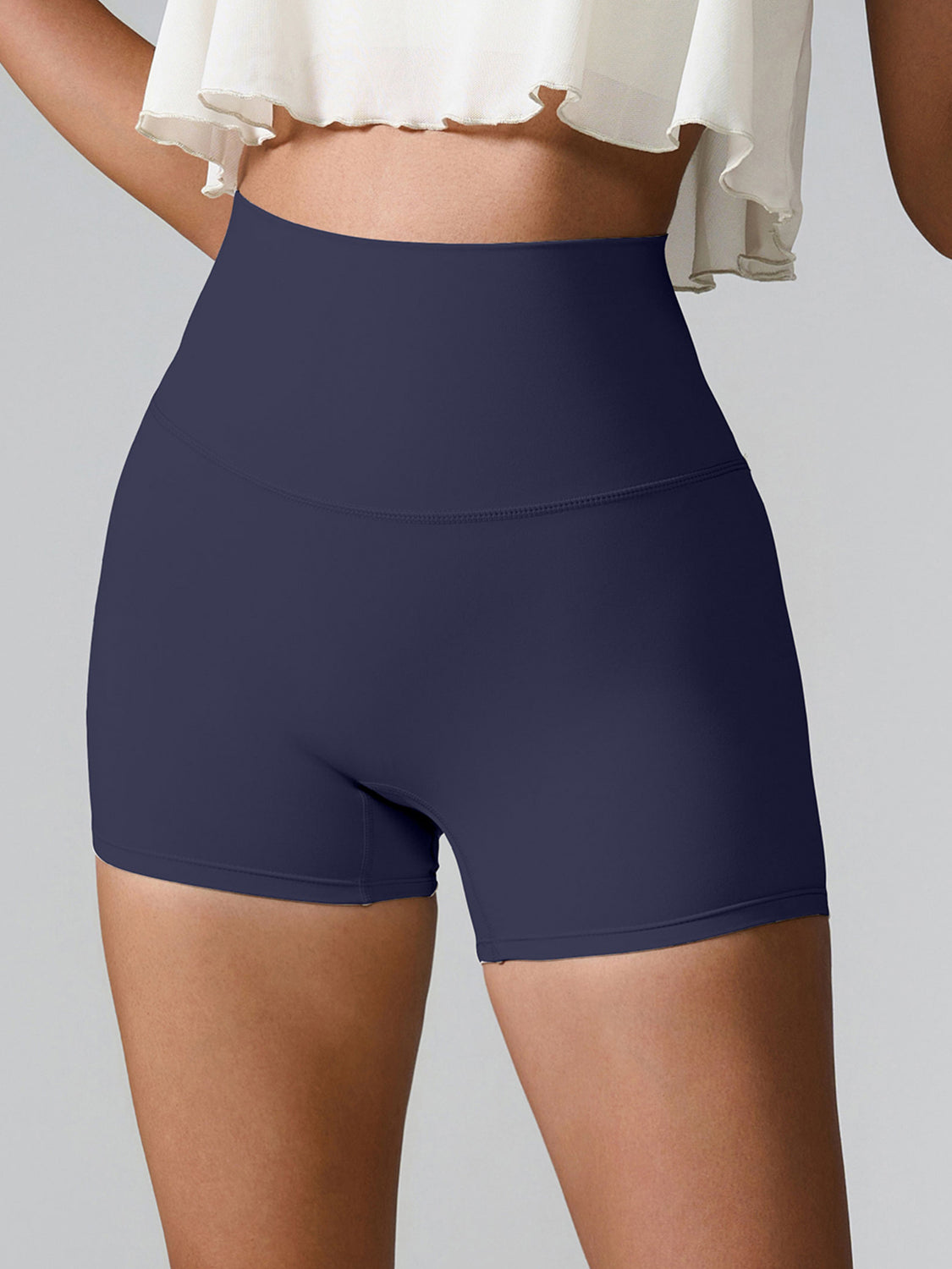 High Waist Active Shorts free shipping -Oh Em Gee Boutique