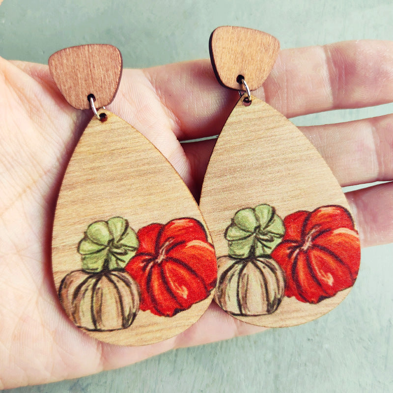 Thanksgiving Drop Earrings free shipping -Oh Em Gee Boutique