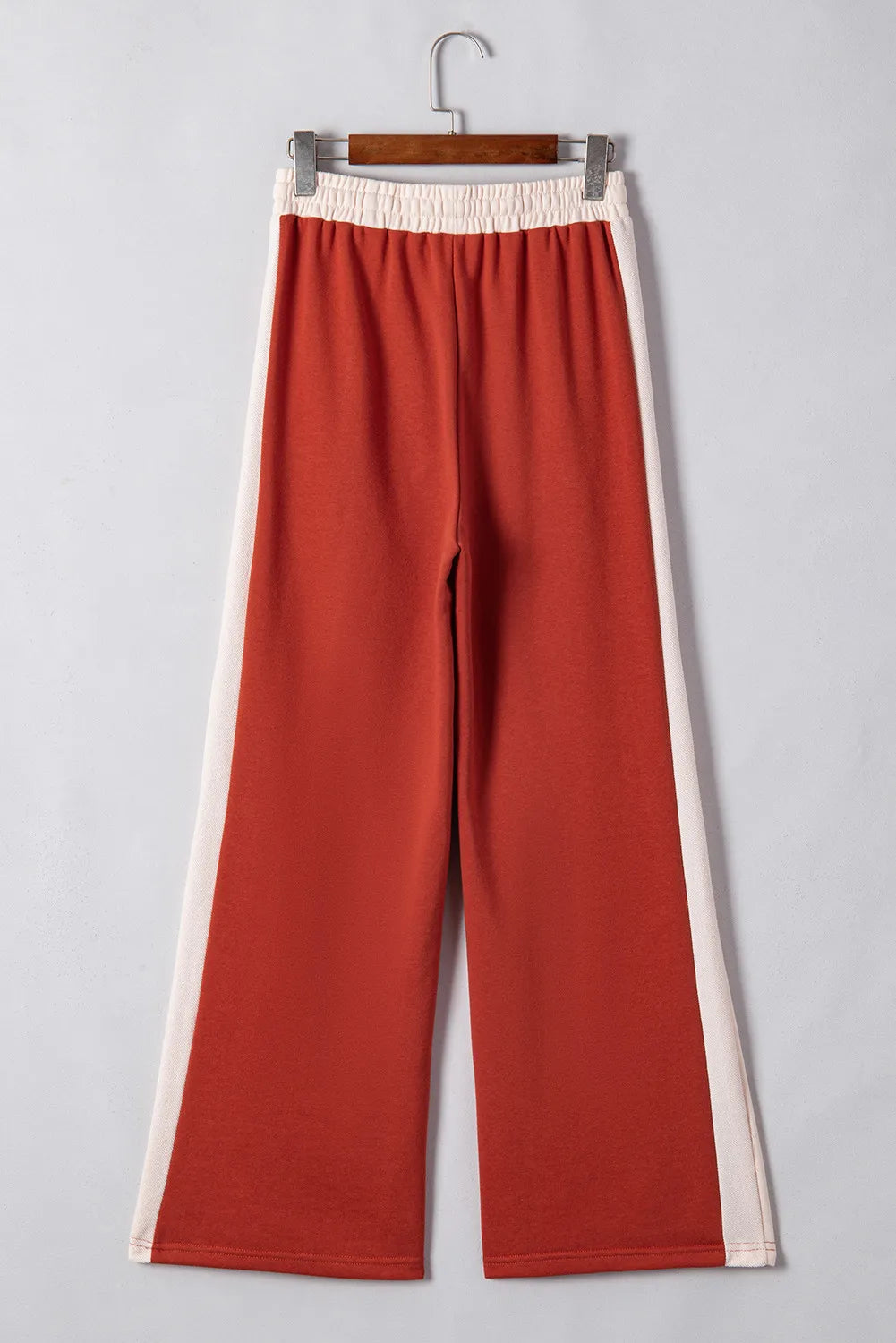 Drawstring Contrast Wide Leg Pants free shipping -Oh Em Gee Boutique