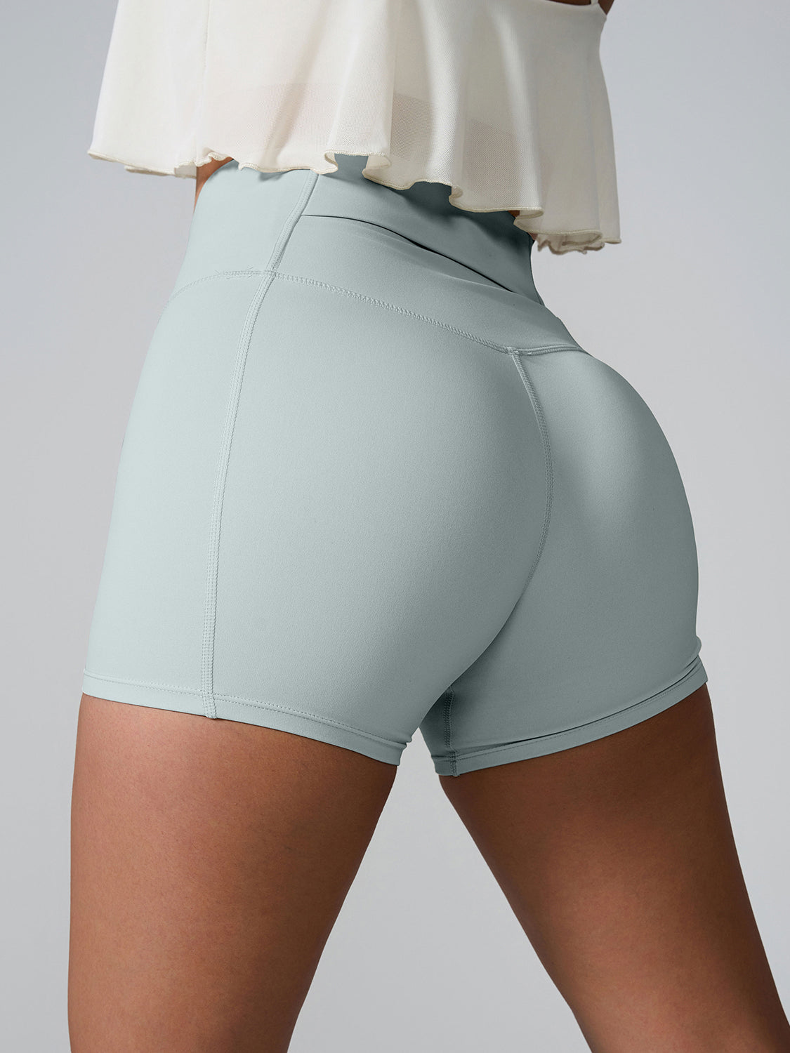 High Waist Active Shorts free shipping -Oh Em Gee Boutique