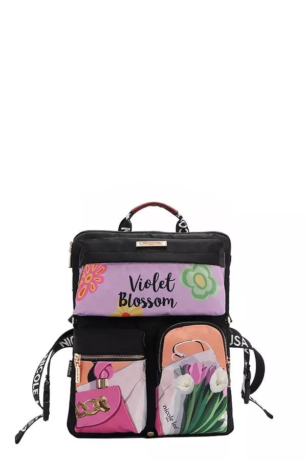 Nicole Lee USA Multi-Pocket Travel Backpack free shipping -Oh Em Gee Boutique