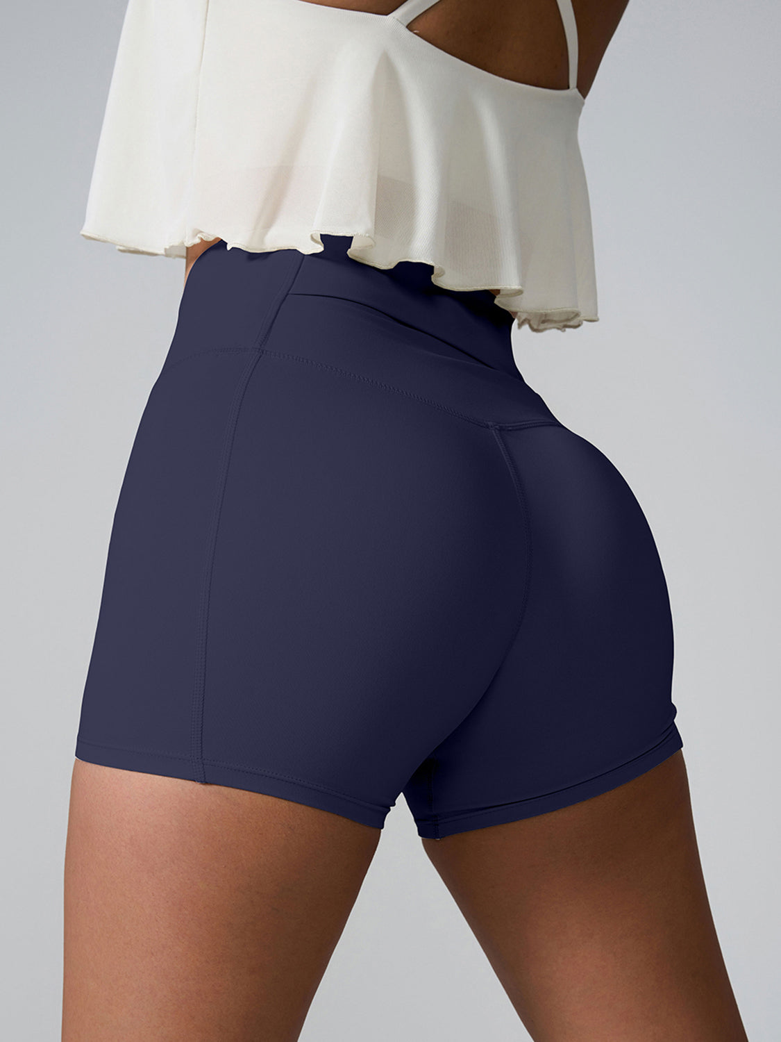 High Waist Active Shorts free shipping -Oh Em Gee Boutique