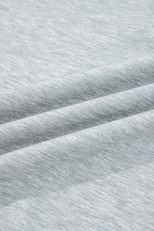 Solid Quarter-Zip Top and Drawstring Pants Set free shipping -Oh Em Gee Boutique