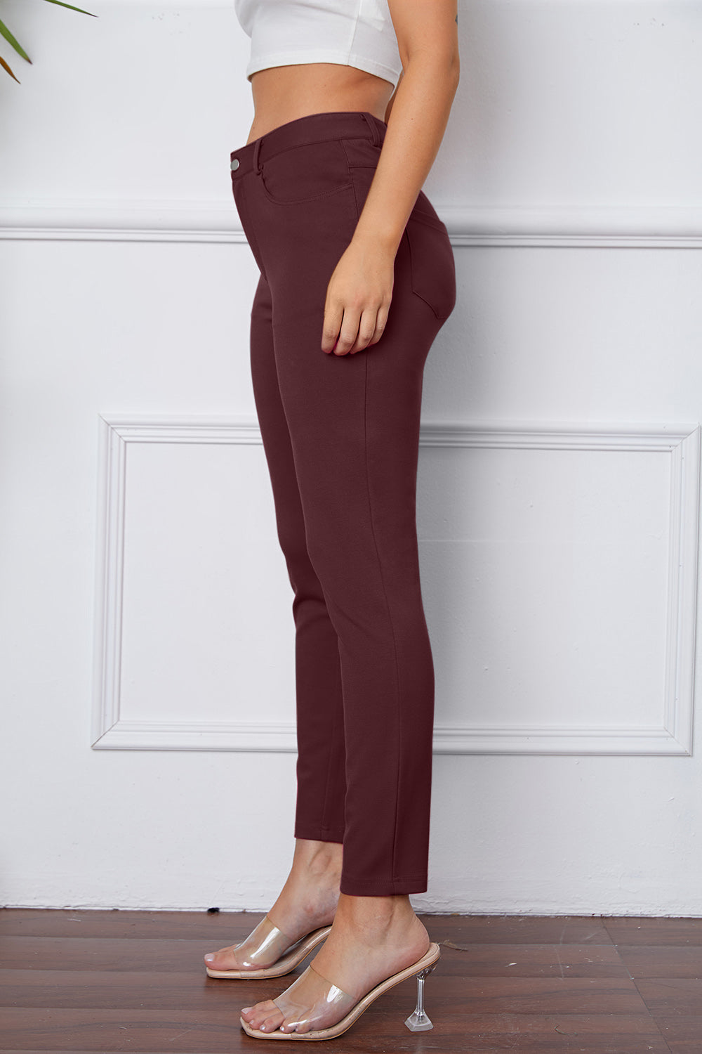 StretchyStitch Pants by Basic Bae free shipping -Oh Em Gee Boutique