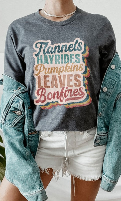 Plus Size Vintage Fall Favorites Graphic Tee free shipping -Oh Em Gee Boutique