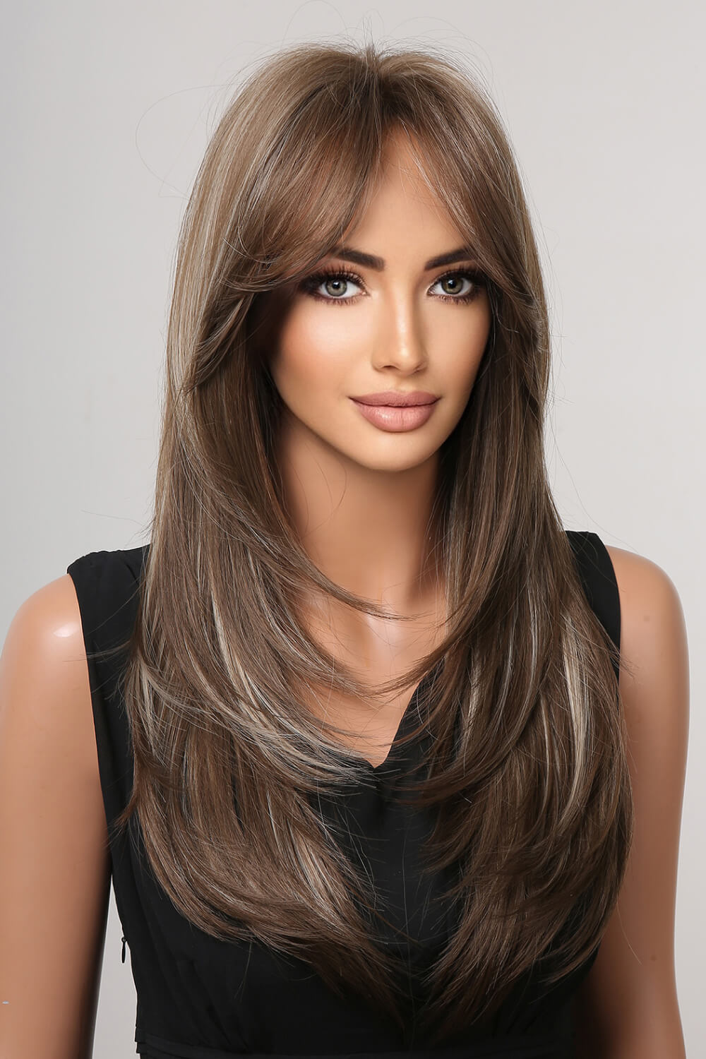 13*1" Full-Machine Wigs Synthetic Long Straight 22" free shipping -Oh Em Gee Boutique