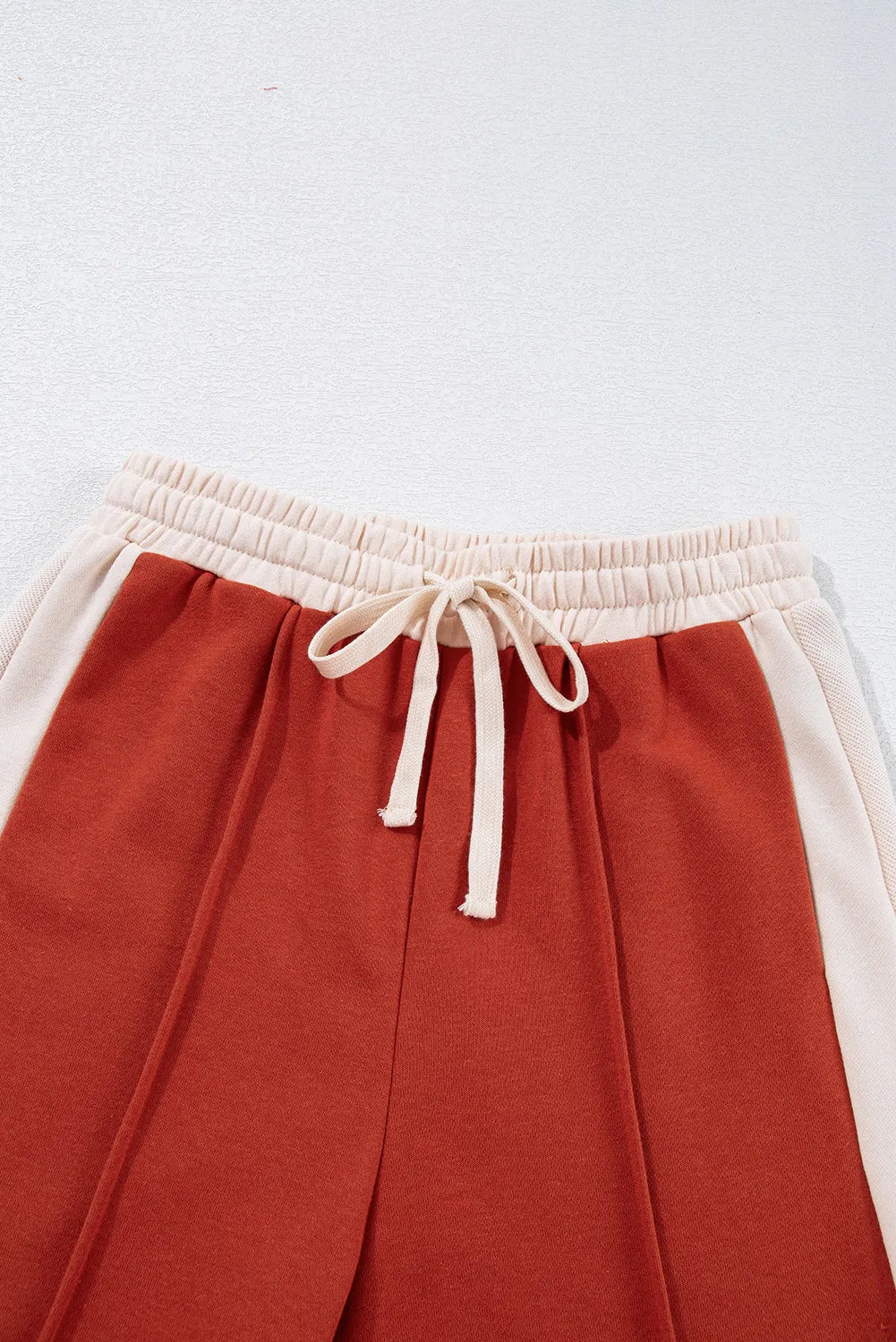 Drawstring Contrast Wide Leg Pants free shipping -Oh Em Gee Boutique