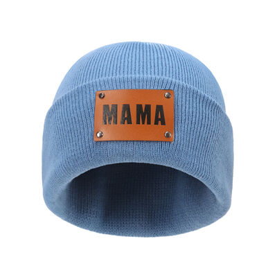 MAMA Warm Winter Knit Beanie free shipping -Oh Em Gee Boutique