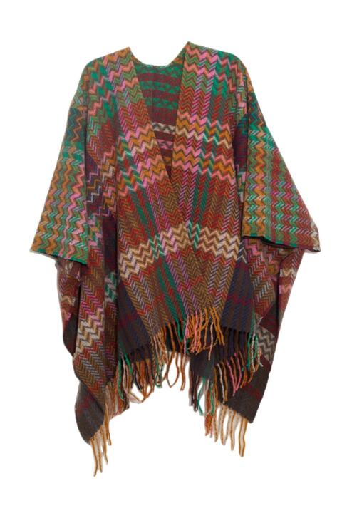 Plaid Fringe Detail Scarf free shipping -Oh Em Gee Boutique