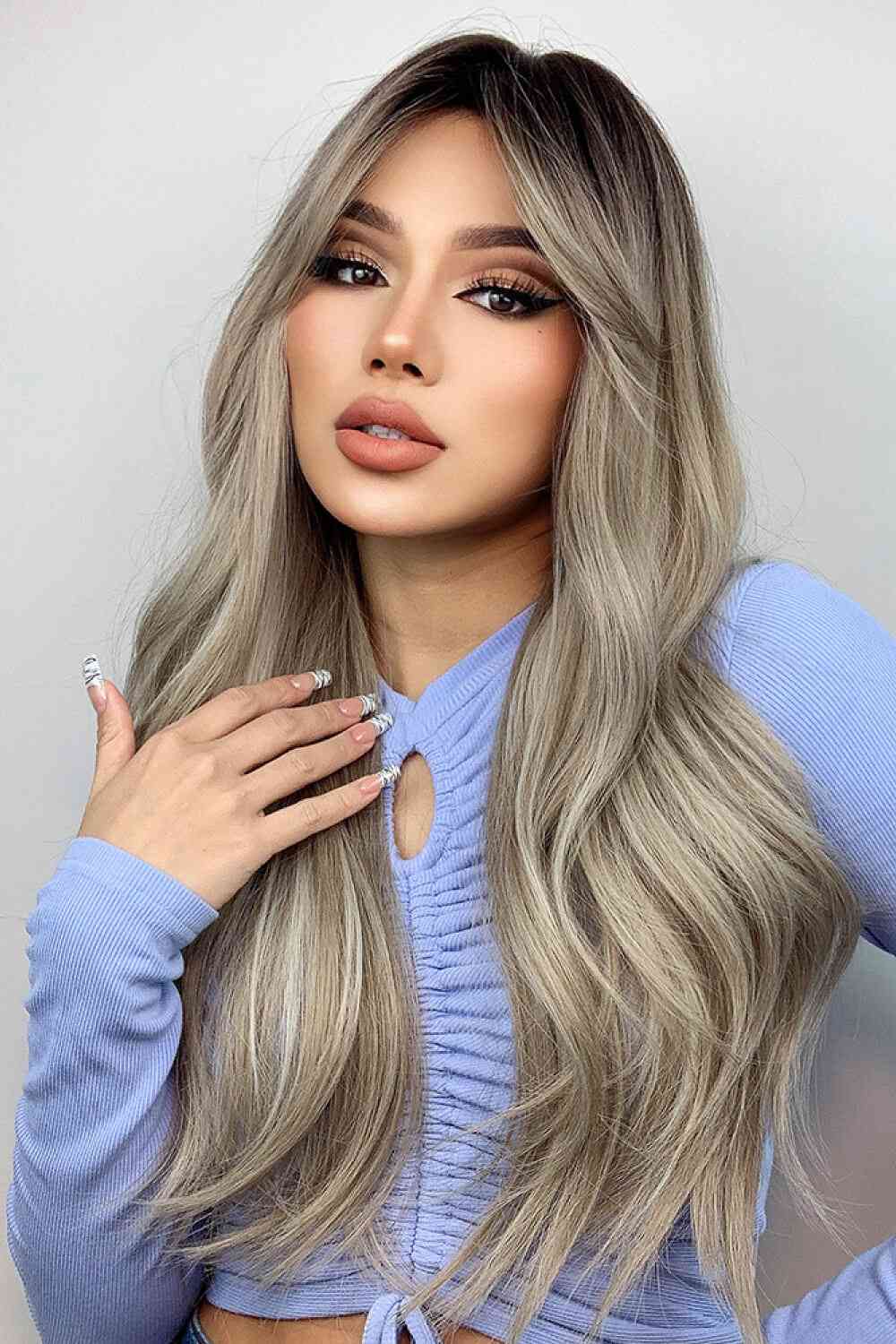 Full Machine Long Wave Wigs 26'' free shipping -Oh Em Gee Boutique