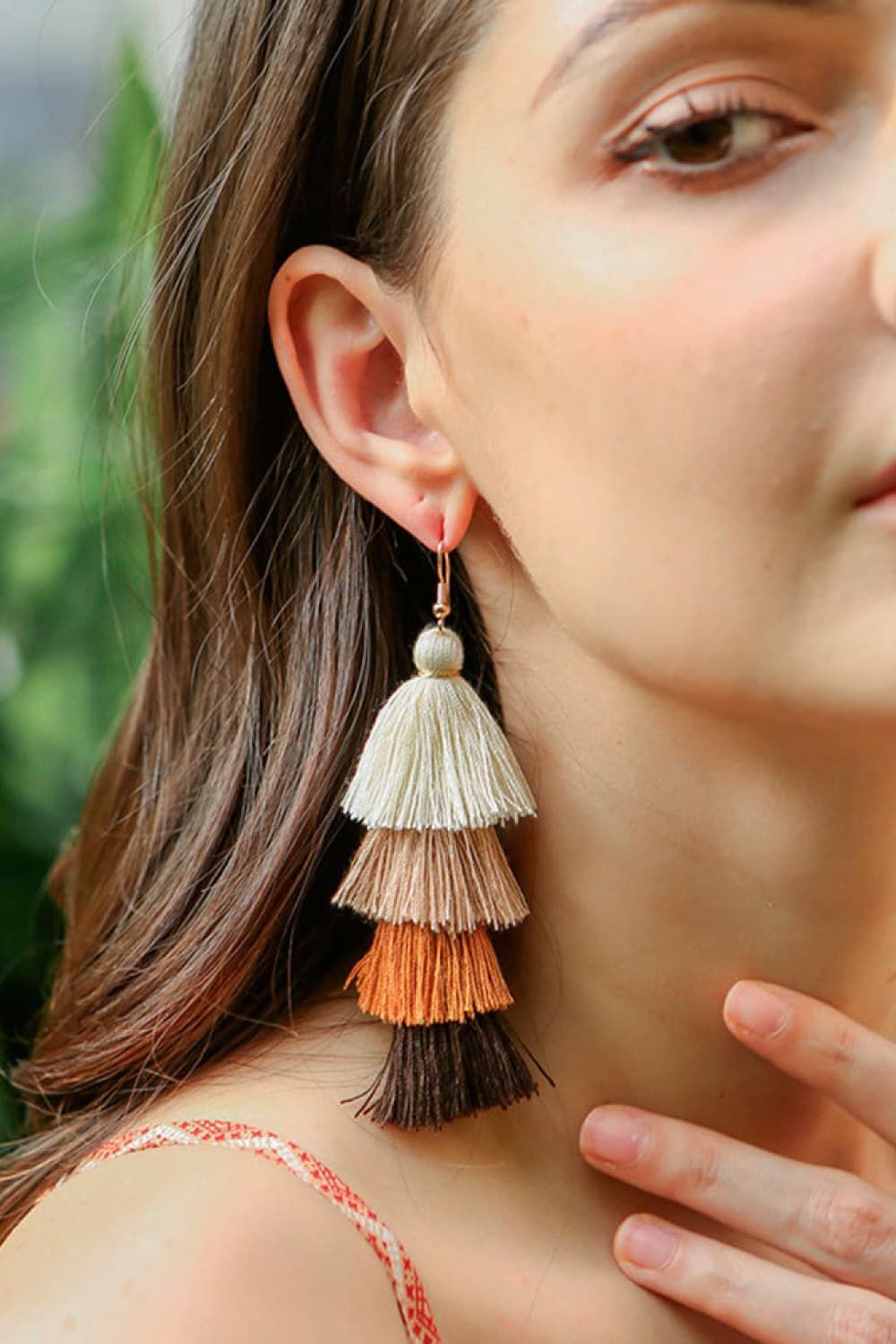 Layered Tassel Earrings free shipping -Oh Em Gee Boutique