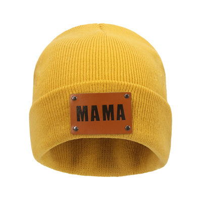 MAMA Warm Winter Knit Beanie free shipping -Oh Em Gee Boutique
