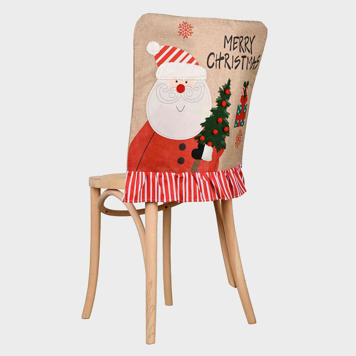 MERRY CHRISTMAS Chair Cover free shipping -Oh Em Gee Boutique