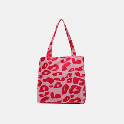 Animal Print Canvas Tote Bag free shipping -Oh Em Gee Boutique