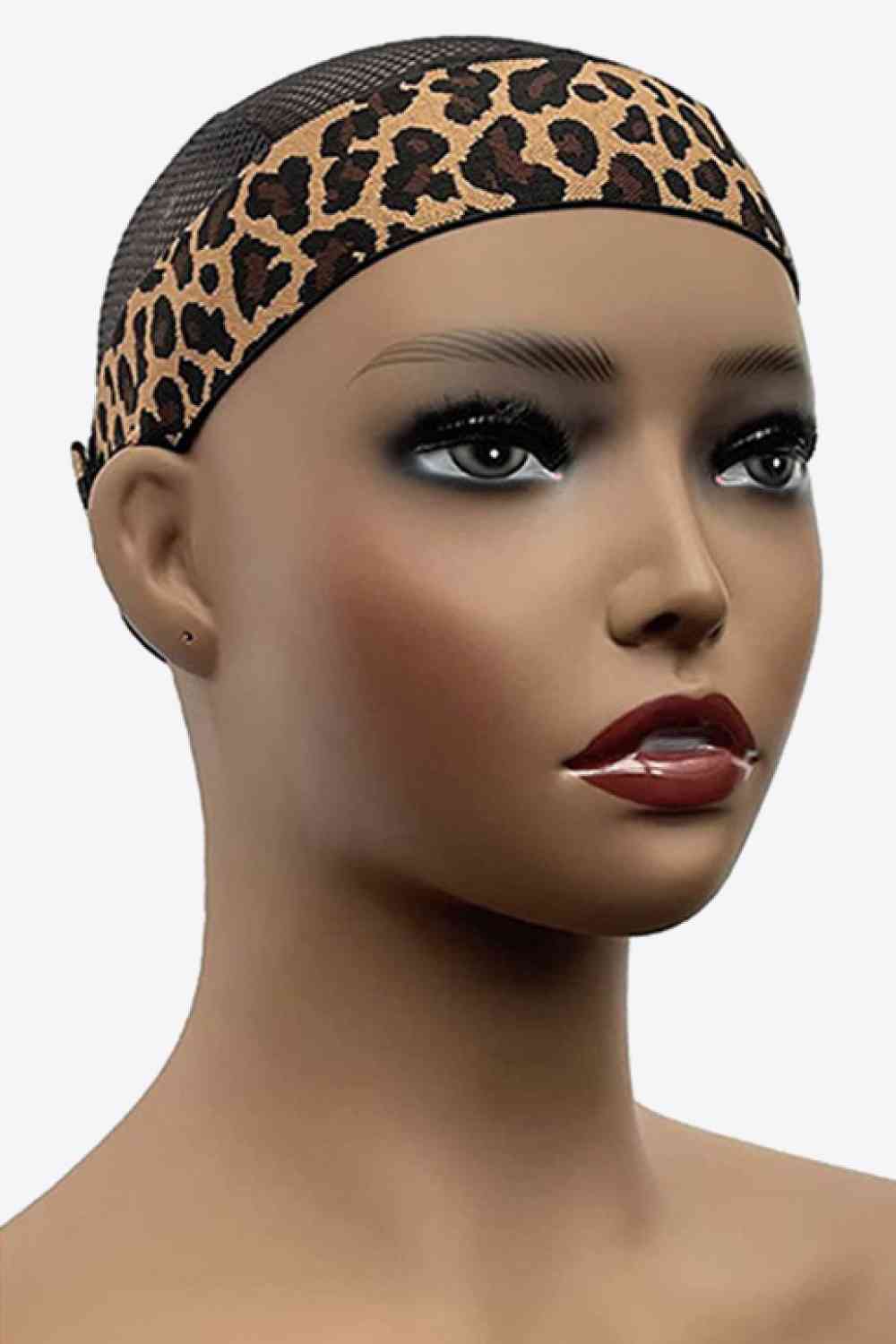 4-Pack Leopard Elastic Soft Wig Grips free shipping -Oh Em Gee Boutique