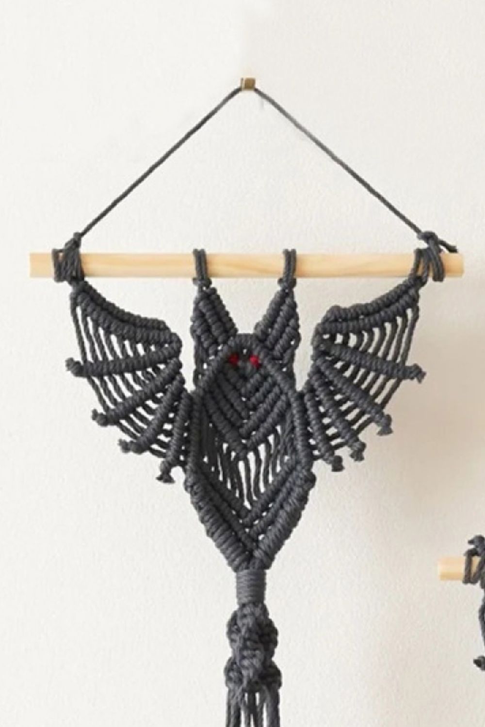 39.4" Bat Macrame Wall Plant Hanger free shipping -Oh Em Gee Boutique
