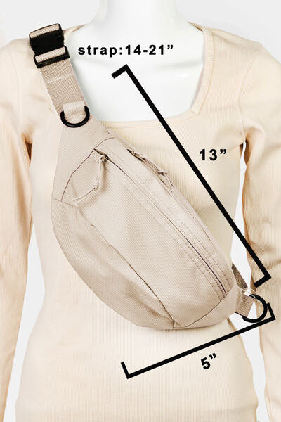 Fame Adjustable Strap Sling Bag free shipping -Oh Em Gee Boutique