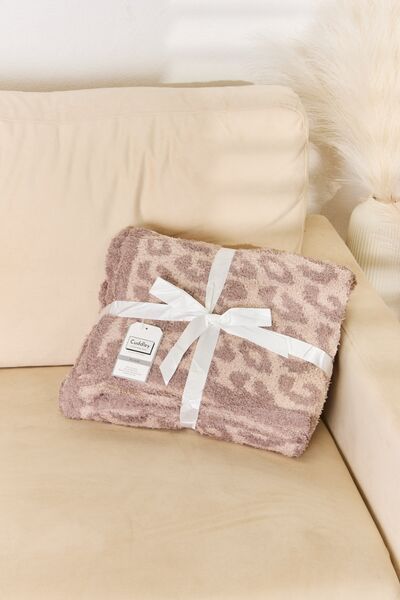 Cuddley Leopard Decorative Throw Blanket free shipping -Oh Em Gee Boutique