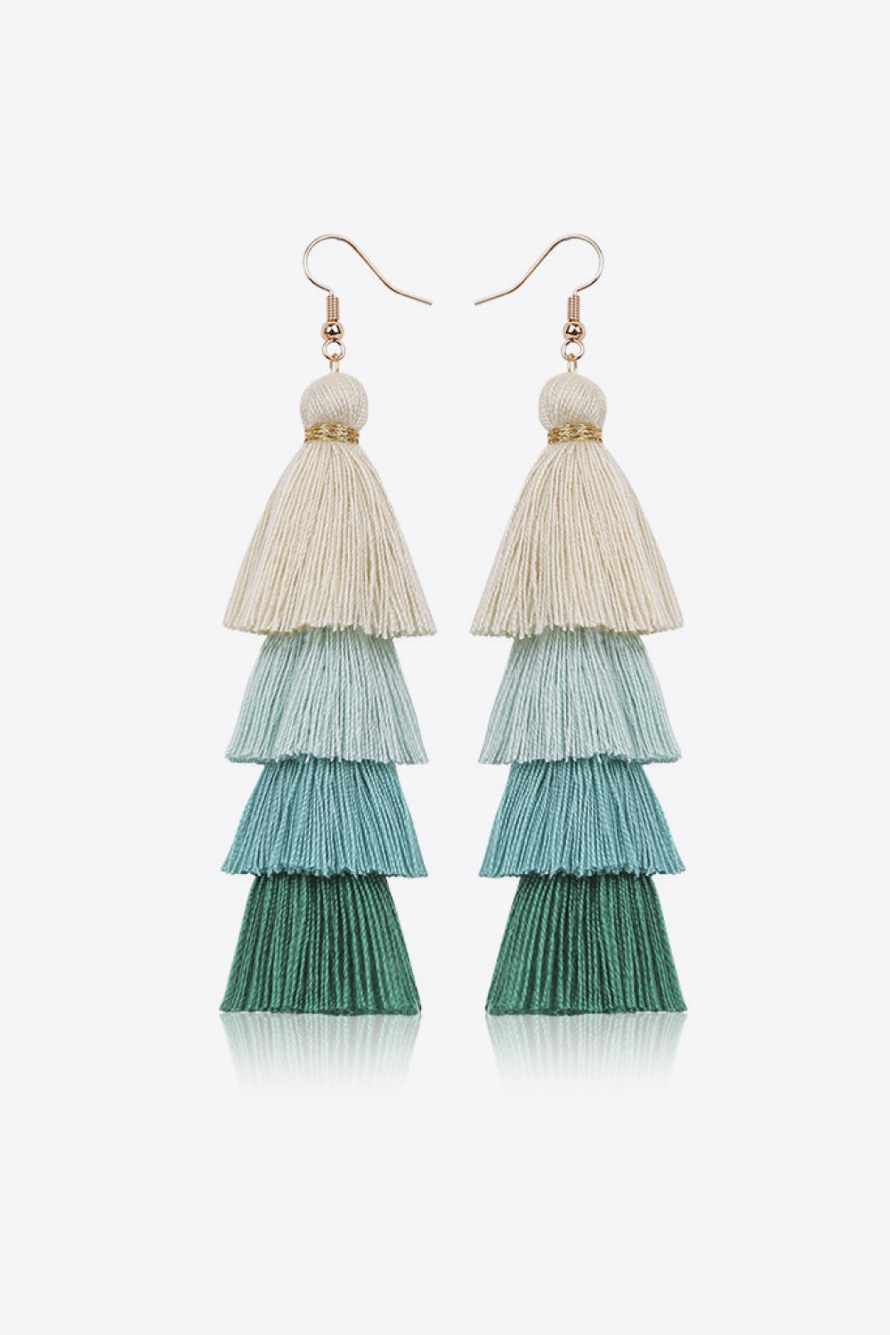 Layered Tassel Earrings free shipping -Oh Em Gee Boutique