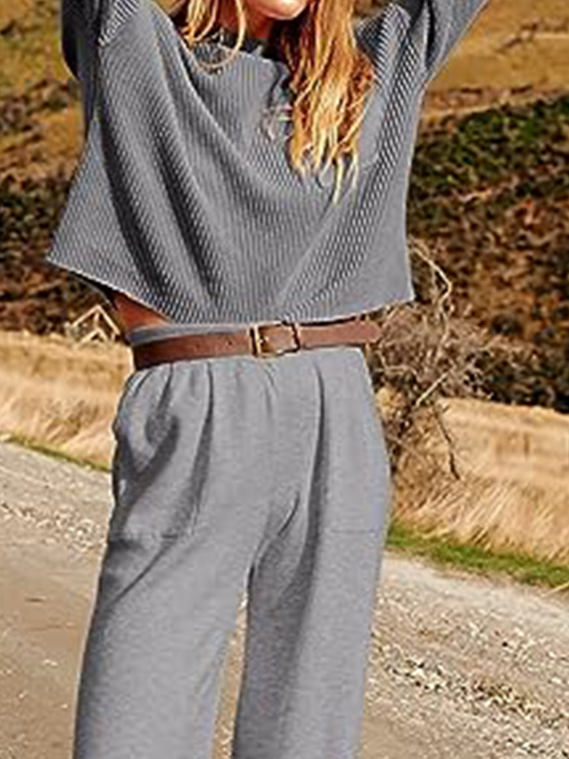 Knit Top and Joggers Set free shipping -Oh Em Gee Boutique