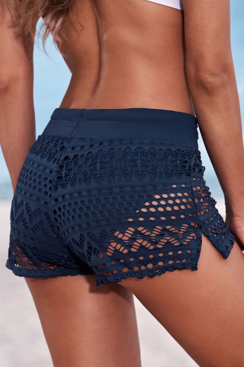 Full Size Drawstring Waist Swim Shorts free shipping -Oh Em Gee Boutique