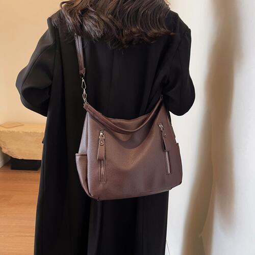 PU Leather Shoulder Bag free shipping -Oh Em Gee Boutique
