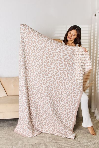 Cuddley Leopard Decorative Throw Blanket free shipping -Oh Em Gee Boutique