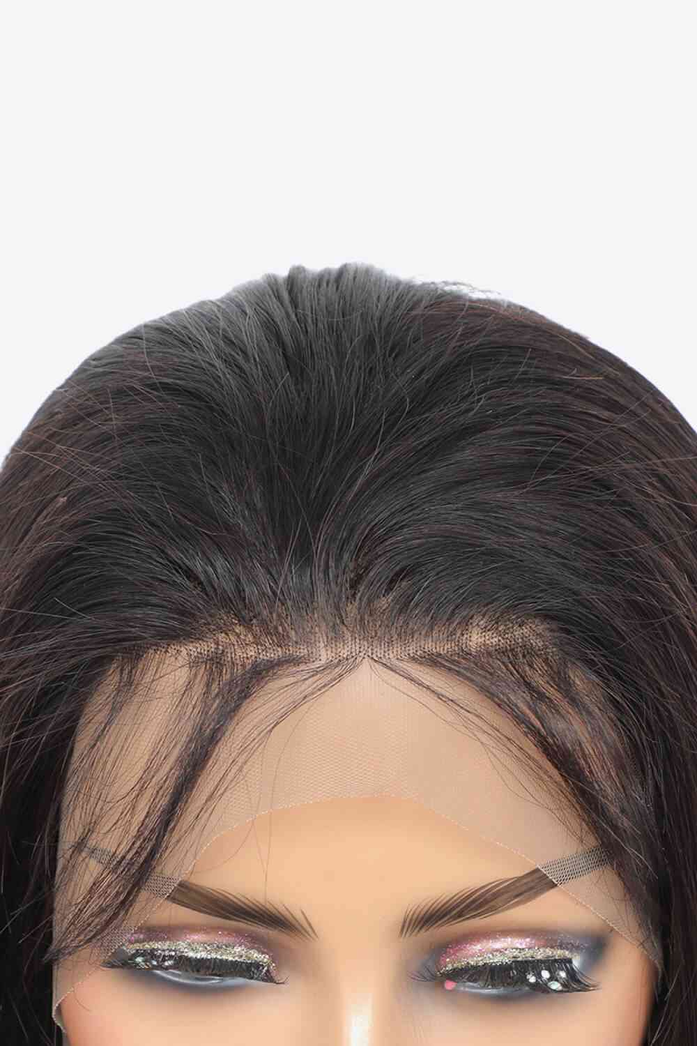 18" 13x4 Lace Front Wigs Virgin Hair Natural Color 150% Density free shipping -Oh Em Gee Boutique